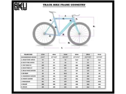 Track Singlespeed/Fixed Bike - Black -Fahrradausrüstung 0024046 6ku complete track bike black56c1a30acaef8