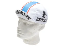 Vintage Cycling Cap - Brooklyn White
