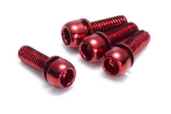 Reverse Schrauben Set Für Scheibenbremse M6 X 18mm - 4 Stück - Rot