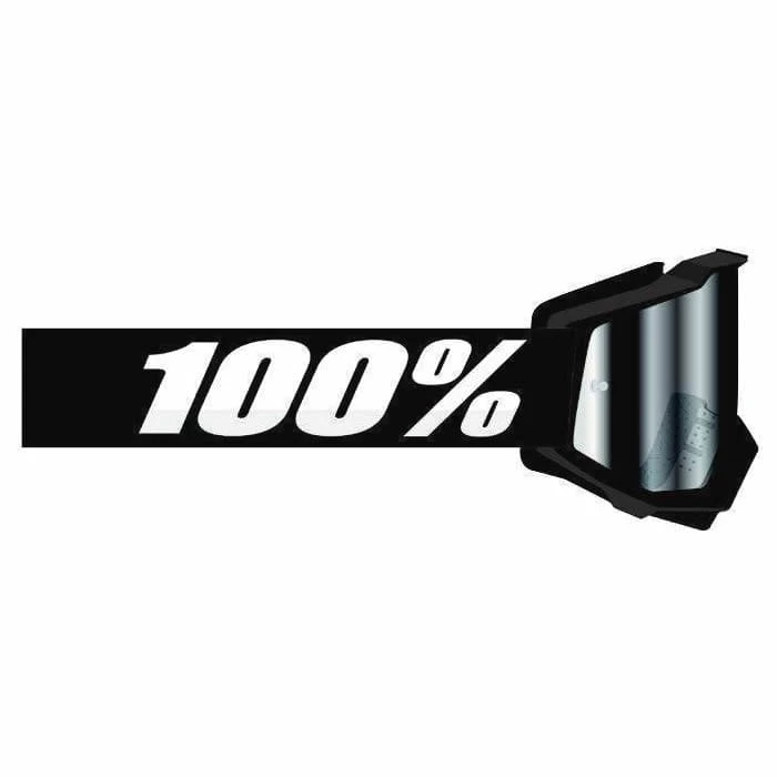 100% Accuri 2 Black - Mirror Clear 1 100% Accuri 2 Black - Mirror Clear