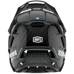 100% Aircraft 2 Helm - Black/white -Fahrradausrüstung 100 downhill mtb helm downhill mtb helmet aircraft 2 3