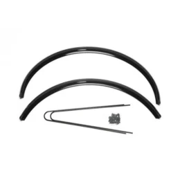 Aluminium-Schutzbleche Für 700C Bereifung - Schwarz