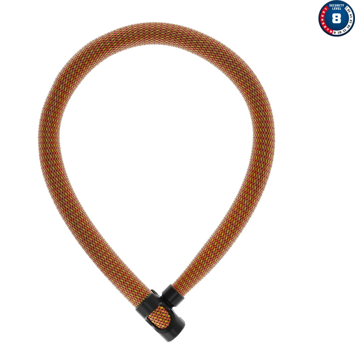 Abus Ivera Chain 7210 / 85 Mm - Sparkling Orange 1 Abus Ivera Chain 7210 / 85 Mm - Sparkling Orange