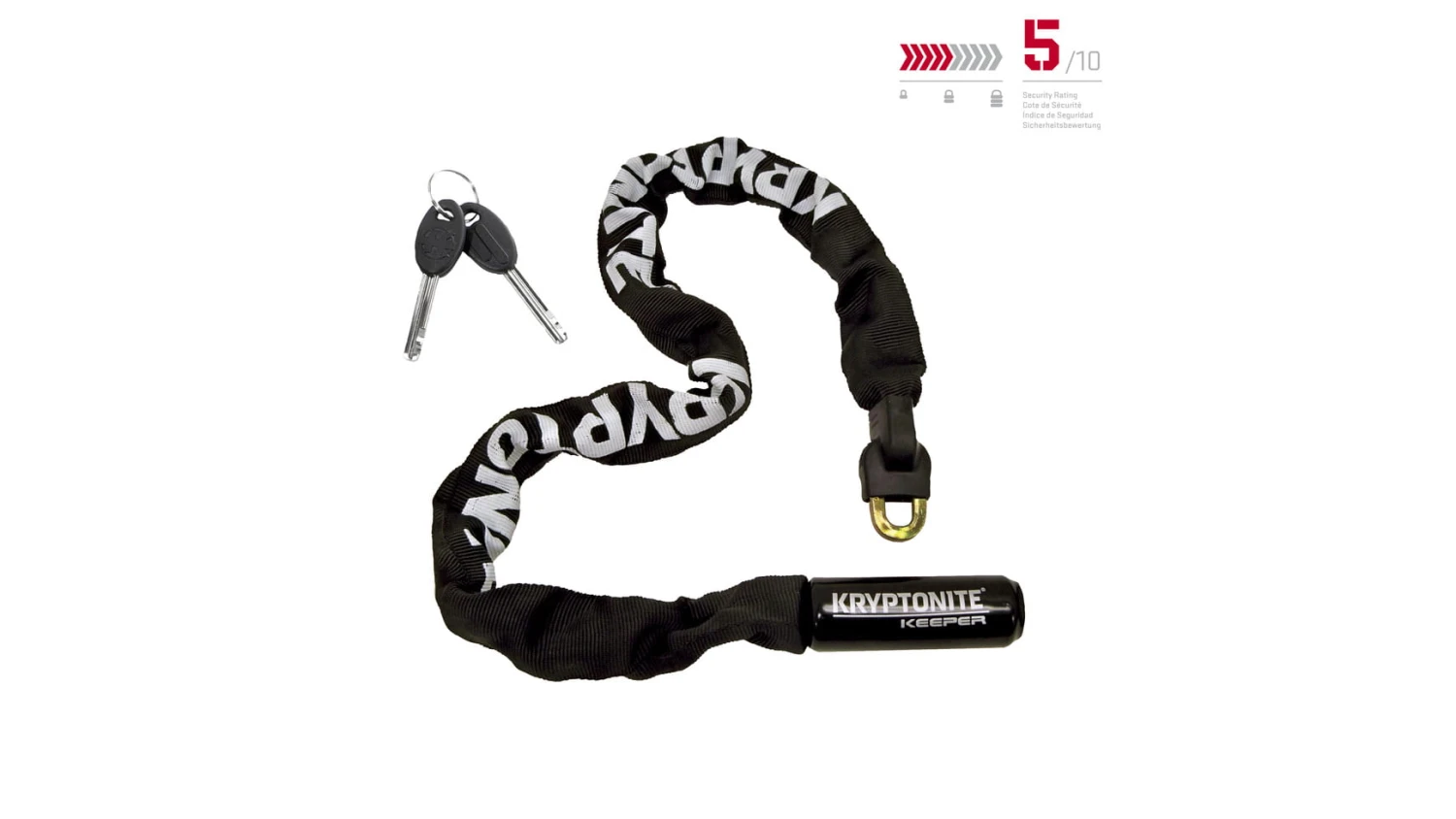 Kryptonite Keeper 785 Integrated Kettenschloss - Schwarz 1 Kryptonite Keeper 785 Integrated Kettenschloss - Schwarz