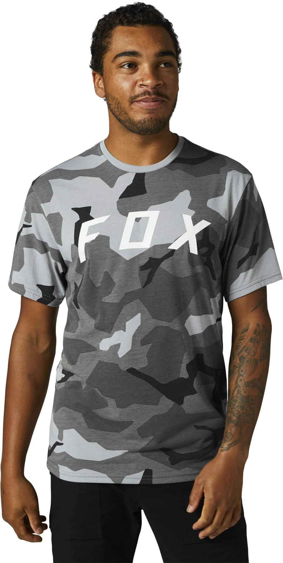 Fox Racing Bnkr SS Tech Tee Black Camo 1 Fox Racing Bnkr SS Tech Tee Black Camo