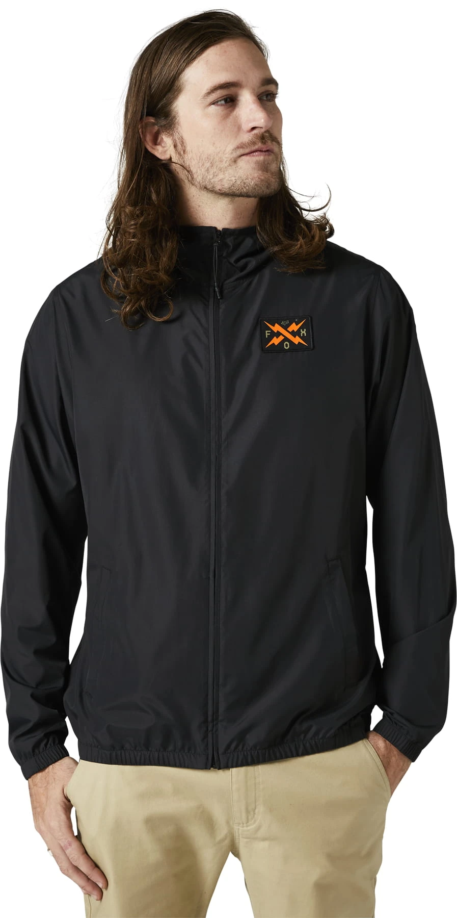 Fox Racing Calibrated Windbreaker Jacket Black 1 Fox Racing Calibrated Windbreaker Jacket Black