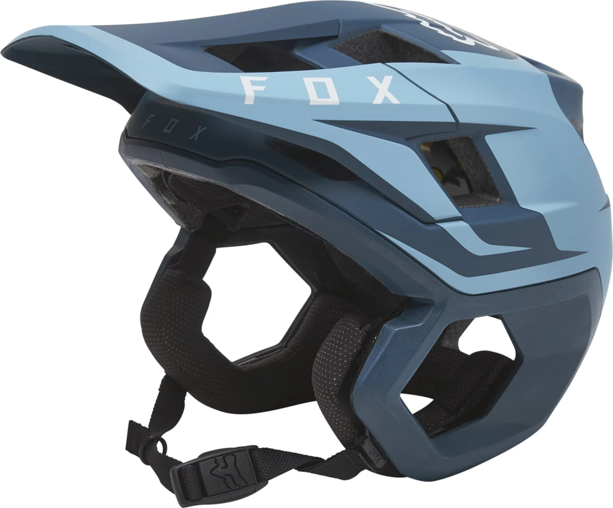 Fox Racing DROPFRAME PRO SIDESWIPE MTB-Helm - Slate Blue 2 Fox Racing DROPFRAME PRO SIDESWIPE MTB-Helm - Slate Blue – Bild 2