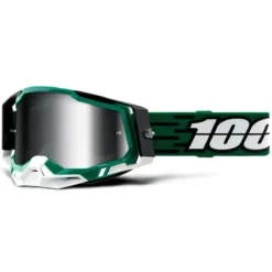 100% Racecraft Gen. 2 Anti Fog Brille - Grün/Weiss