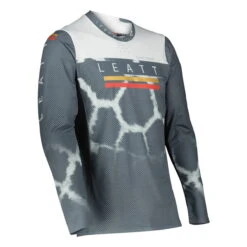 LEATT Jersey Moto 5.5 UltraWeld Giraffe Grau-weiss