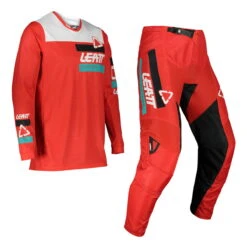 LEATT Moto 3.5 Ride Kit Uni Rot