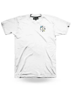 LOOSE RIDERS Mens T-Shirts - Shroom Skull White