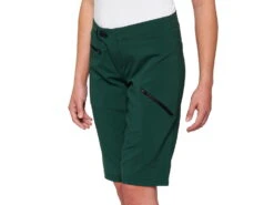 100% Ridecamp Women Shorts - Forest Green