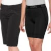 100% Ridecamp Women Shorts With Liner - Black