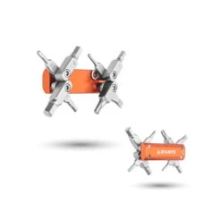 STASH Multitool - Orange -Fahrradausrüstung STASH MULTI TOOL Too key ORG