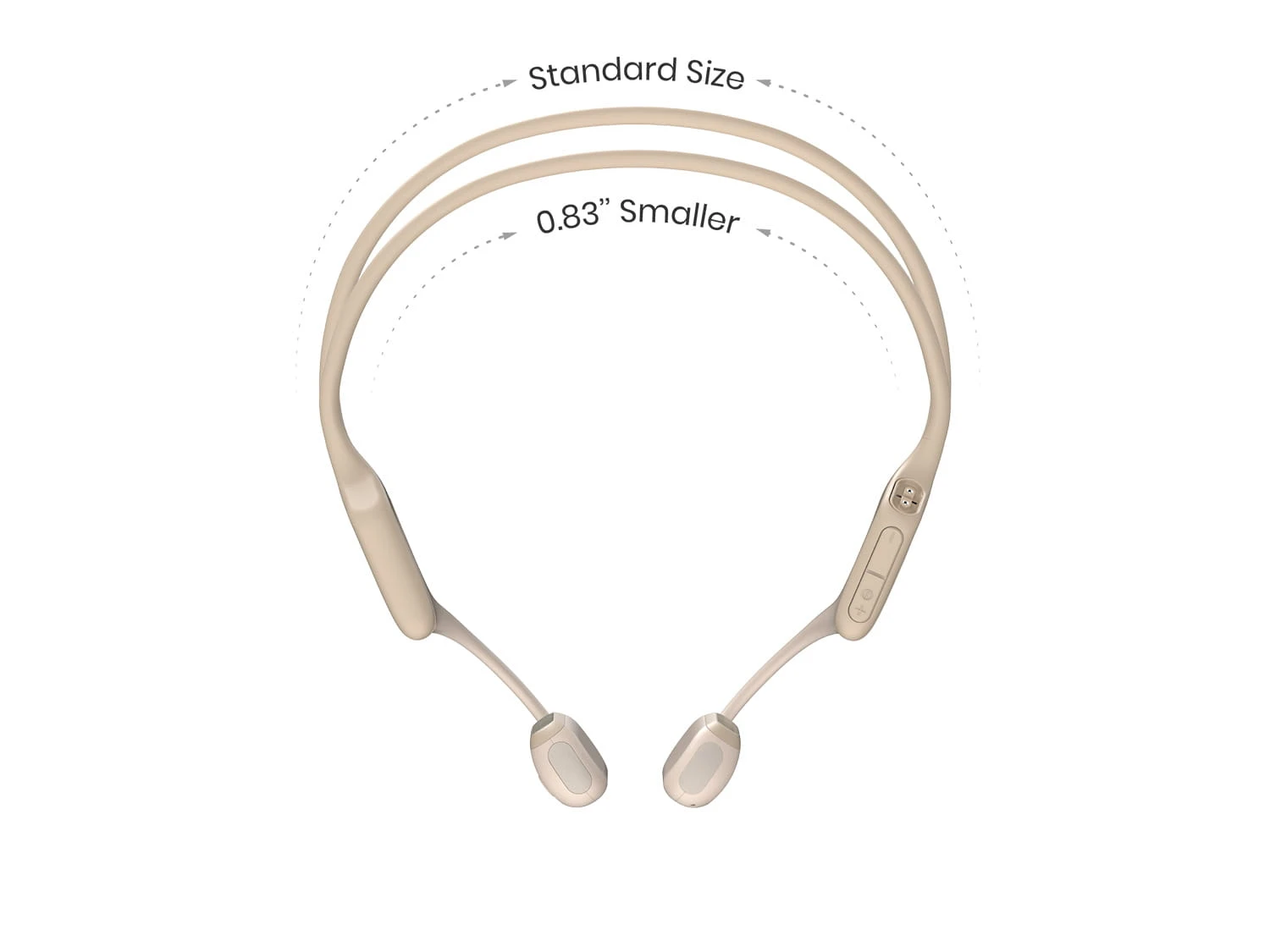 SHOKZ OpenRun Pro Mini Beige 2 SHOKZ OpenRun Pro Mini Beige – Bild 2