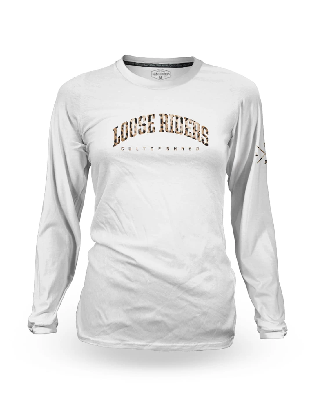 LOOSE RIDERS Womens Technical Jersey Long Sleeves - White 1 LOOSE RIDERS Womens Technical Jersey Long Sleeves - White