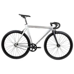 La Piovra ATK Fixie/Singlespeed Bike - Poliert Silber