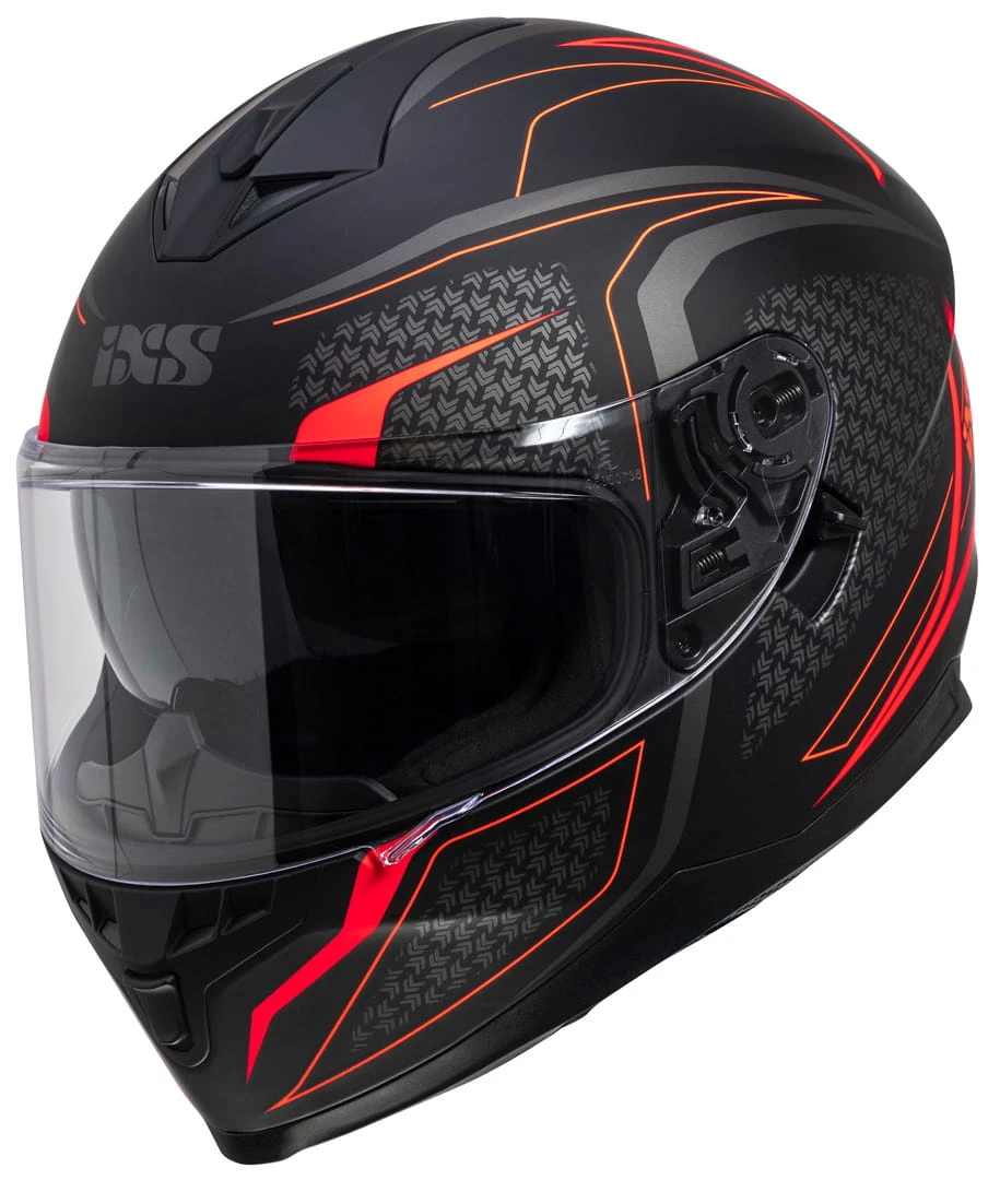 Integralhelm IXS1100 2.4 - Schwarz Matt-rot 1 Integralhelm IXS1100 2.4 - Schwarz Matt-rot