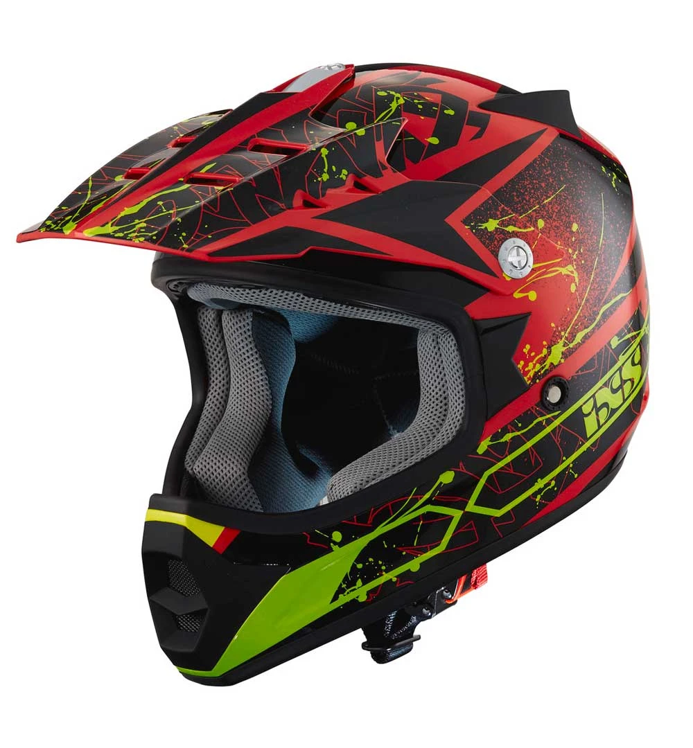 IXS Kinder-Motocrosshelm 278 KID 2.0 Rot-schwarz-gelb 1 IXS Kinder-Motocrosshelm 278 KID 2.0 Rot-schwarz-gelb