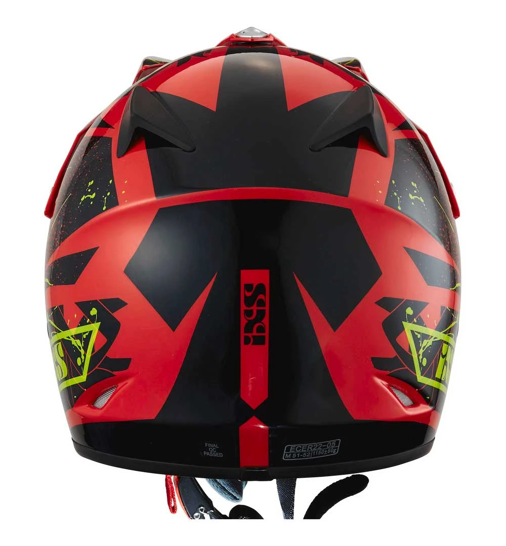 IXS Kinder-Motocrosshelm 278 KID 2.0 Rot-schwarz-gelb 3 IXS Kinder-Motocrosshelm 278 KID 2.0 Rot-schwarz-gelb – Bild 3