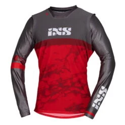 IXS MX Jersey Trigger - Rot Grau