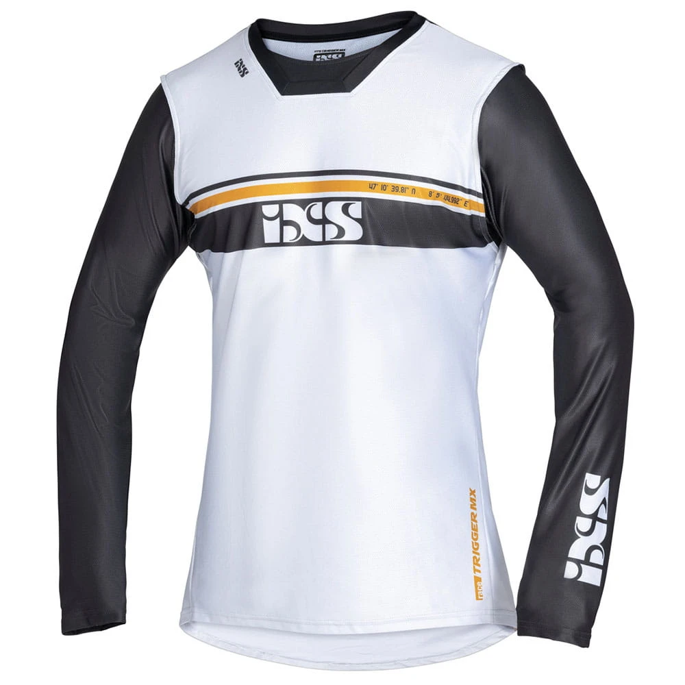 IXS MX Jersey Trigger 2.0 - Weiss-anthrazit-braun 1 IXS MX Jersey Trigger 2.0 - Weiss-anthrazit-braun