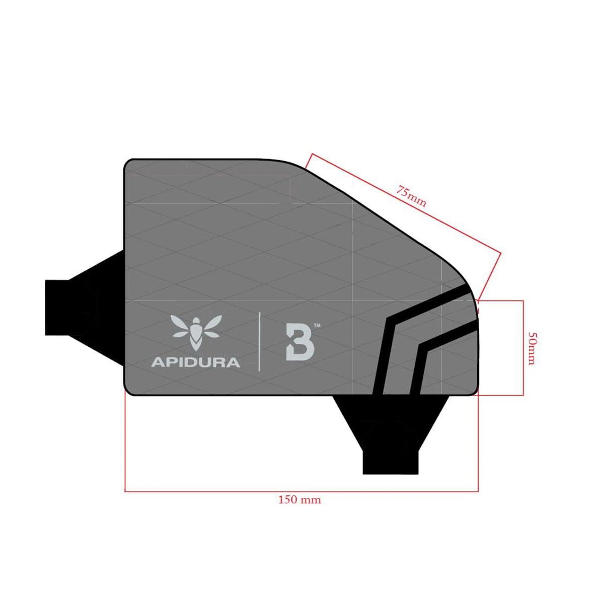 Bombtrack Oberrohrtasche By Apidura - Grau 4 Bombtrack Oberrohrtasche By Apidura - Grau – Bild 4